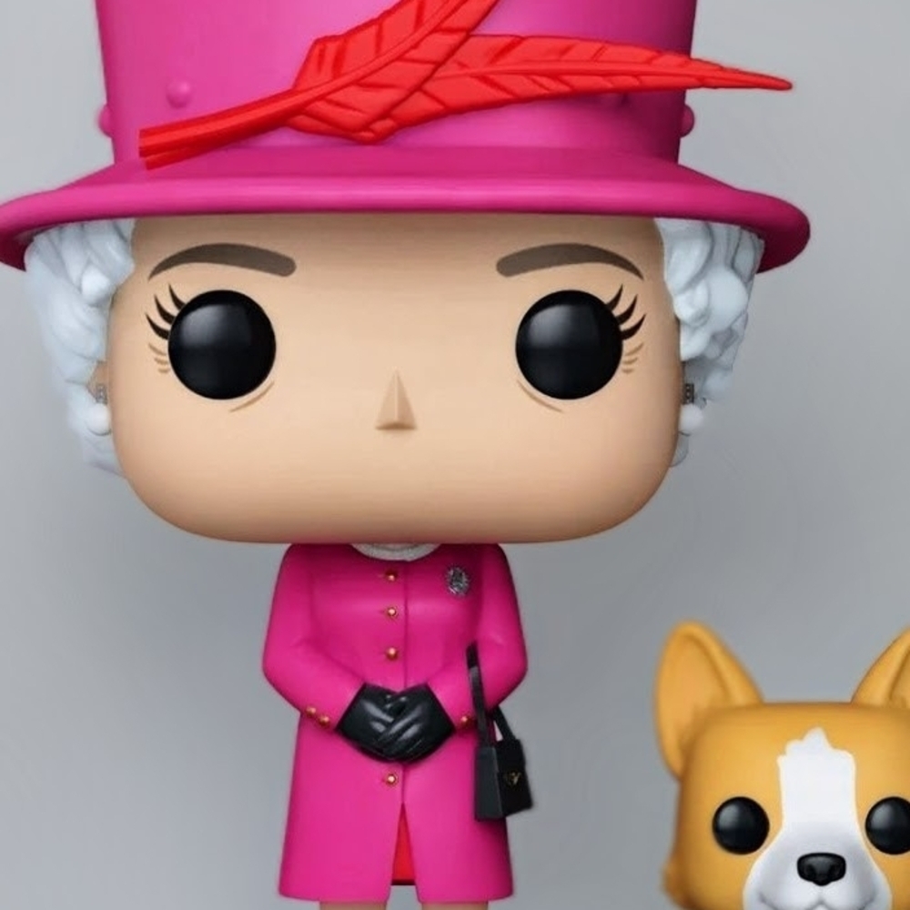 Funko Royals Pink Vinyl Figure with Corgi New** Collectors Item - Picture 2 of 3
